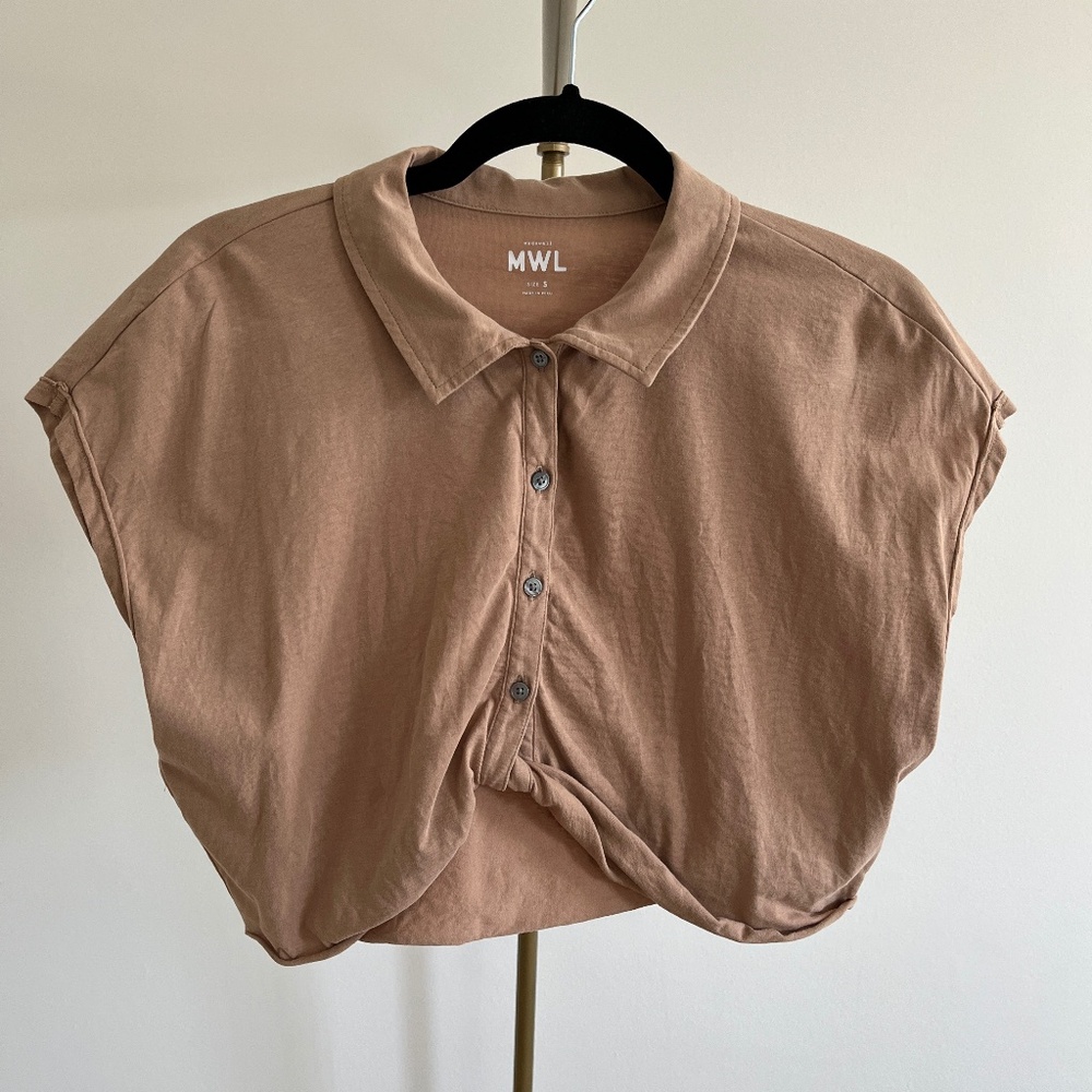 Madewell MWL Polo Twist Tee